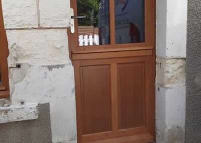 Rénovation porte entrée Yzeures-sur-Creuse