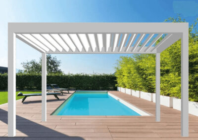 Installation pergola tours